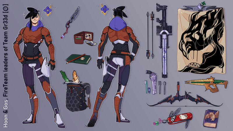 OC Guardian Reference sheet - Destiny 2- 2022