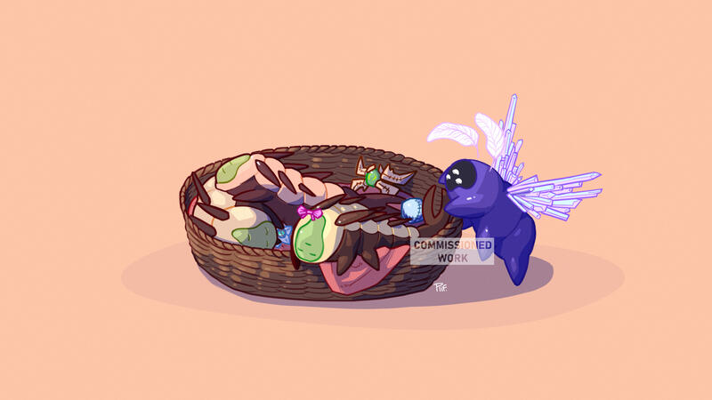 Wallpaper Cell Shaded 3 Worms - 50€